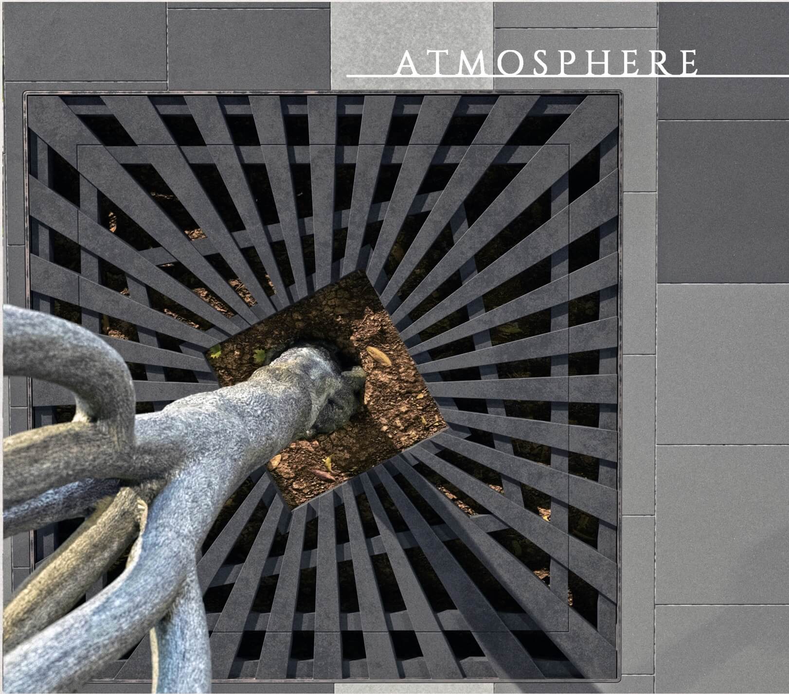 Приствольная решетка для дерева ZKING ATMOSPHERE 1.2х1.2м Черная в Липецке фото