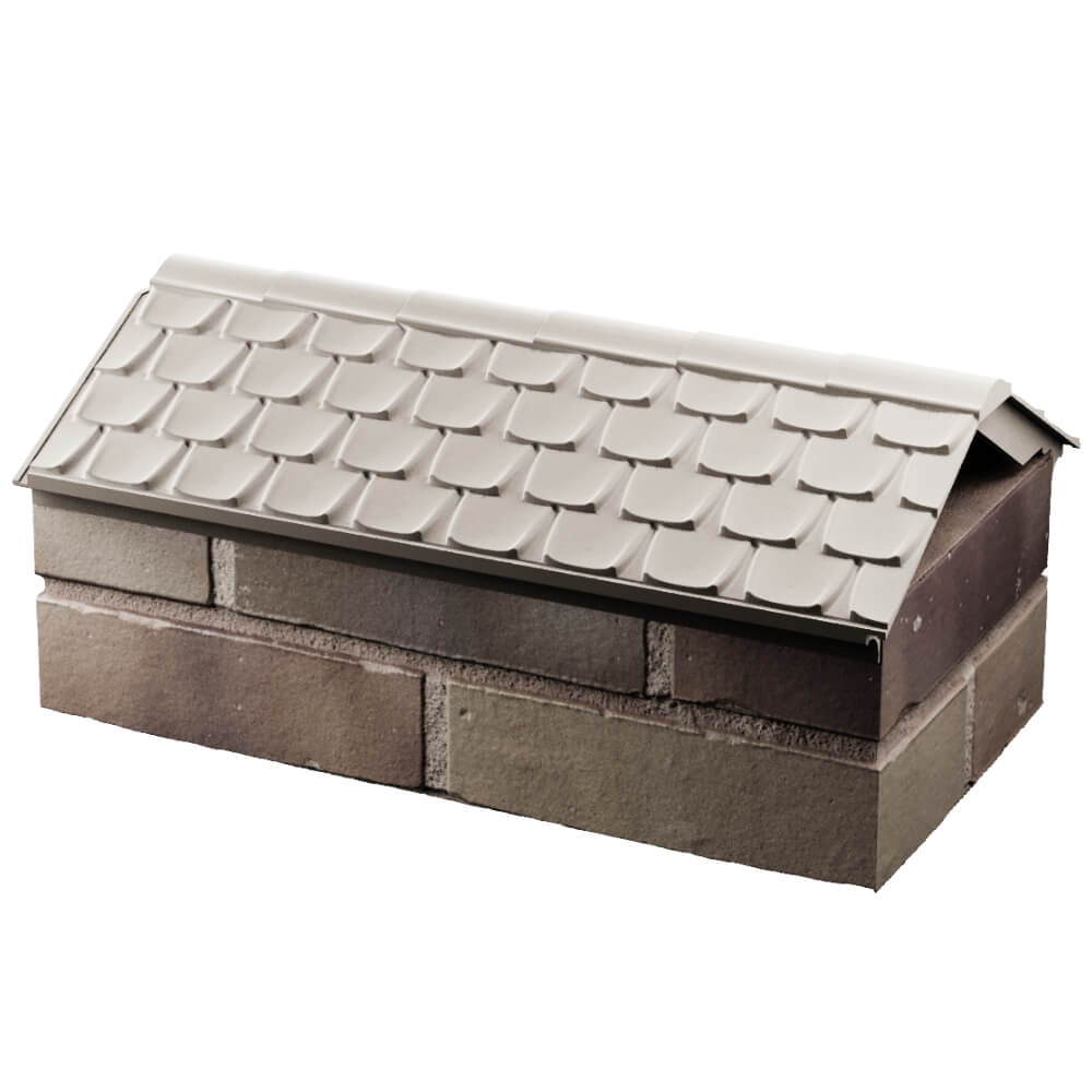 Парапет Zking Эльбрус Бежевый с посадкой на 1 кирпич (255мм) в Липецке фото