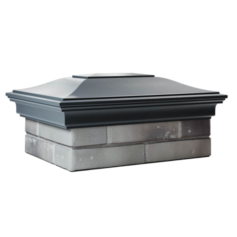 Колпак Zking Монблан Серый на столб 2х1.5 кирпича (515х385мм) в Липецке фото