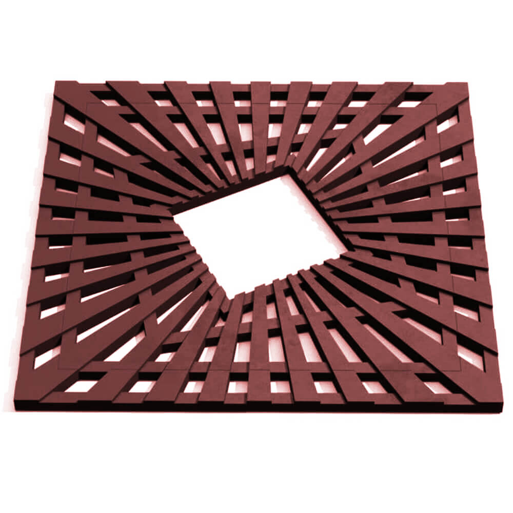 Приствольная решетка для дерева ZKING ATMOSPHERE 1.2х1.2м Коричневая Липецк фото