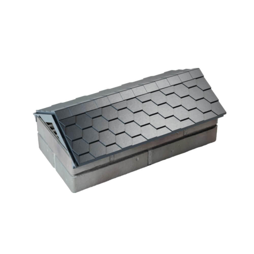 Парапет Zking Эверест Серый с посадкой на 1 кирпич (200/225/255мм) в Липецке фото