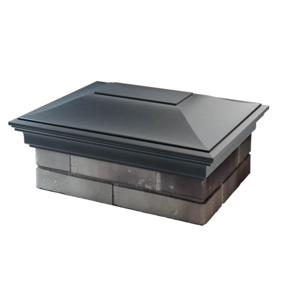 Колпак Zking Монблан Серый на столб 2х1.5 кирпича (515х385мм) в Липецке фото