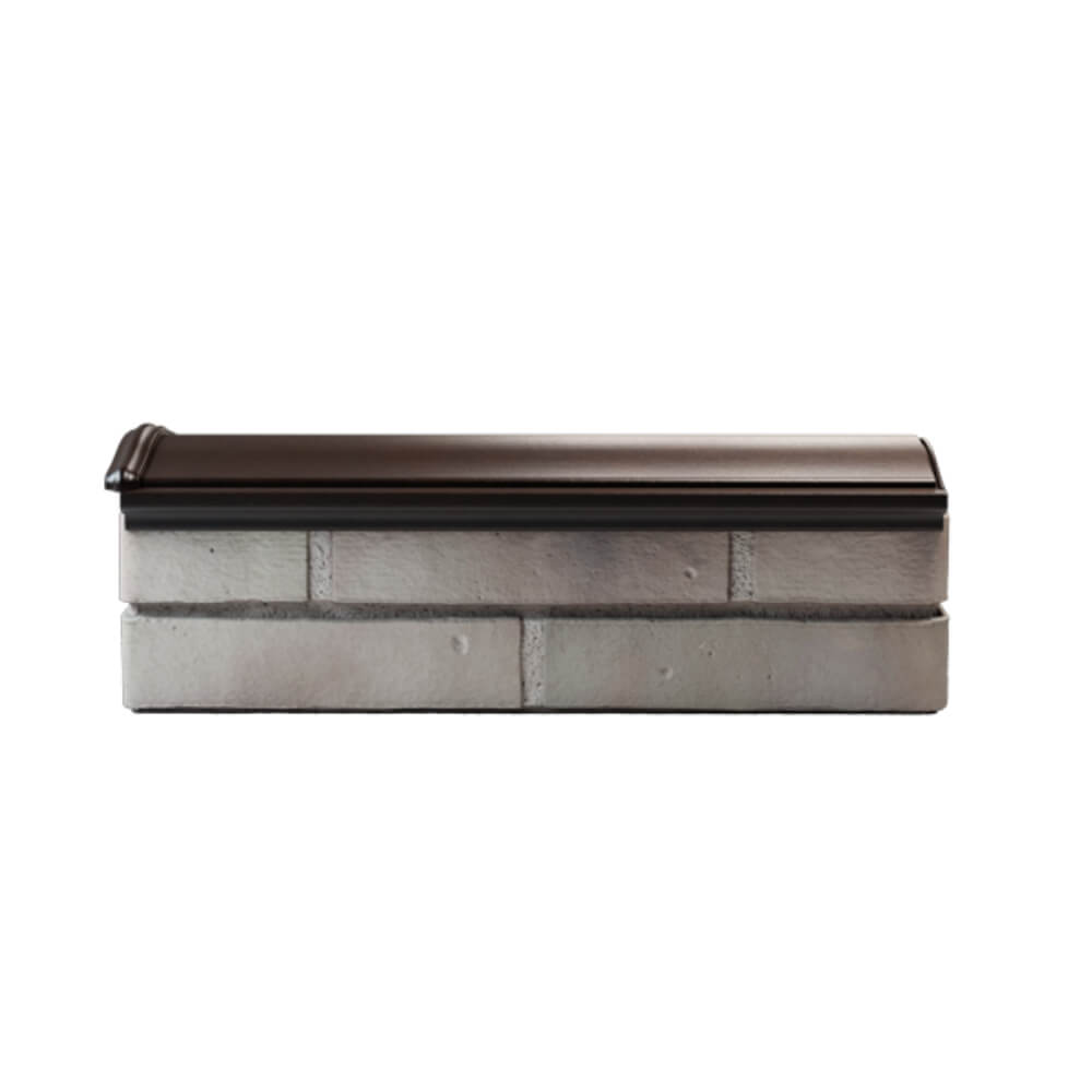 Парапет Zking Монблан Коричневый посадка на 0.5 кирпича (130мм) в Липецке фото