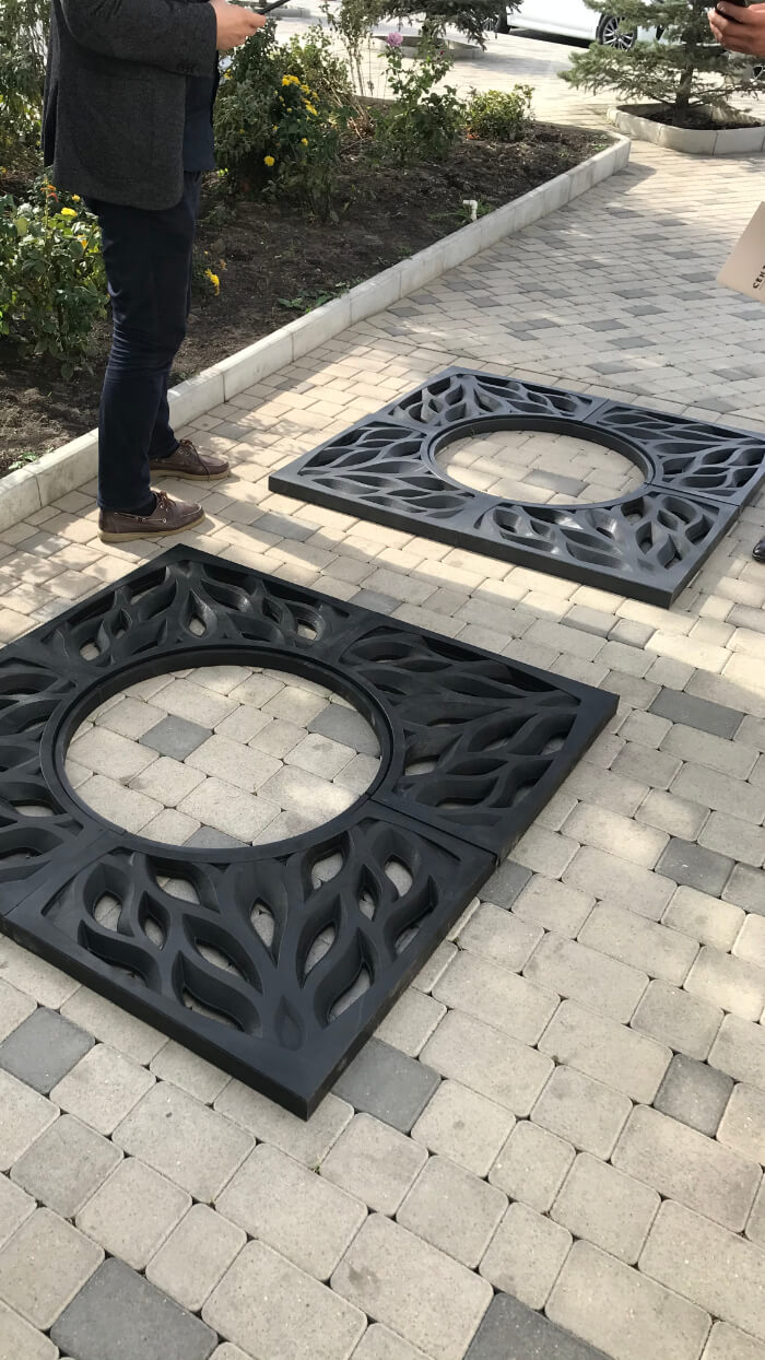 Приствольная решетка для дерева ZKING CRUST 1.2х1.2м Черная в Липецке фото