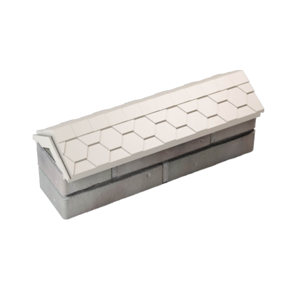 Парапет Zking Эверест Бежевый с посадкой на 0.5 кирпича (130мм) в Липецке фото