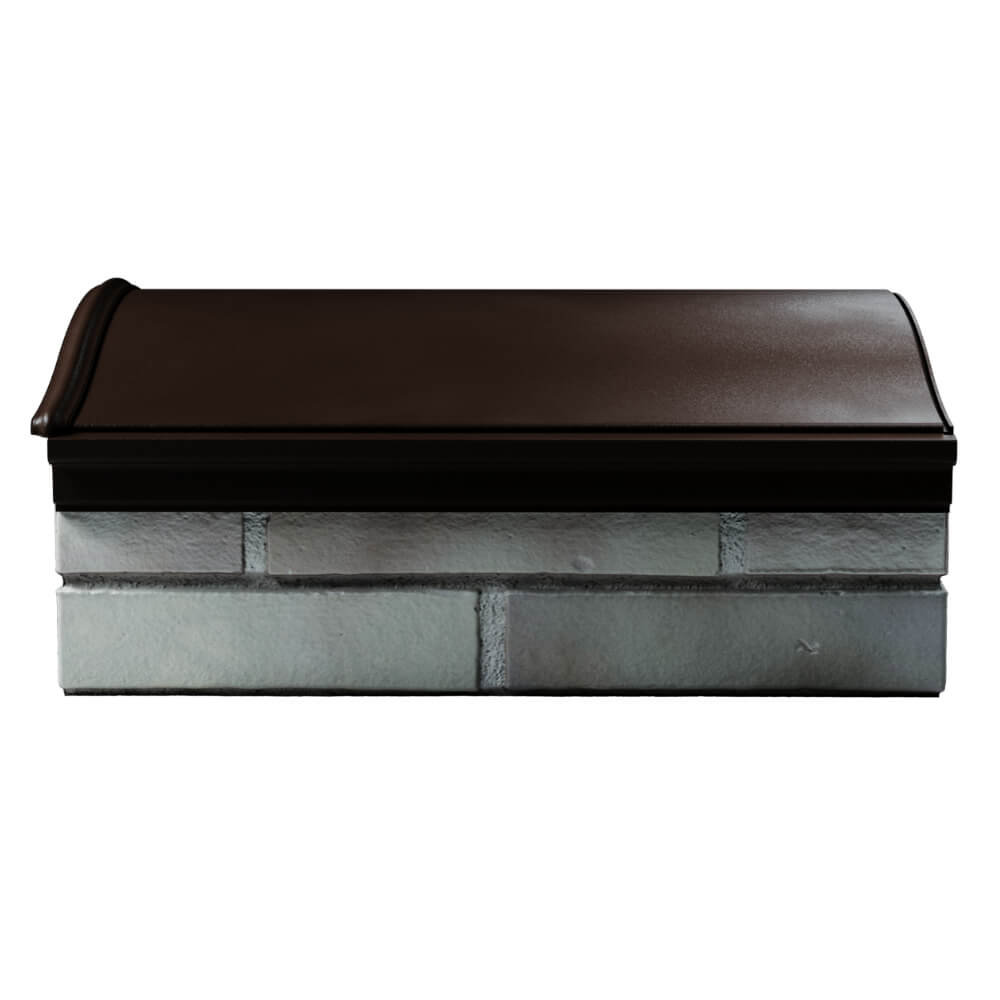 Парапет Zking Монблан Коричневый посадка на 1.5 кирпича (355/385мм) в Липецке фото