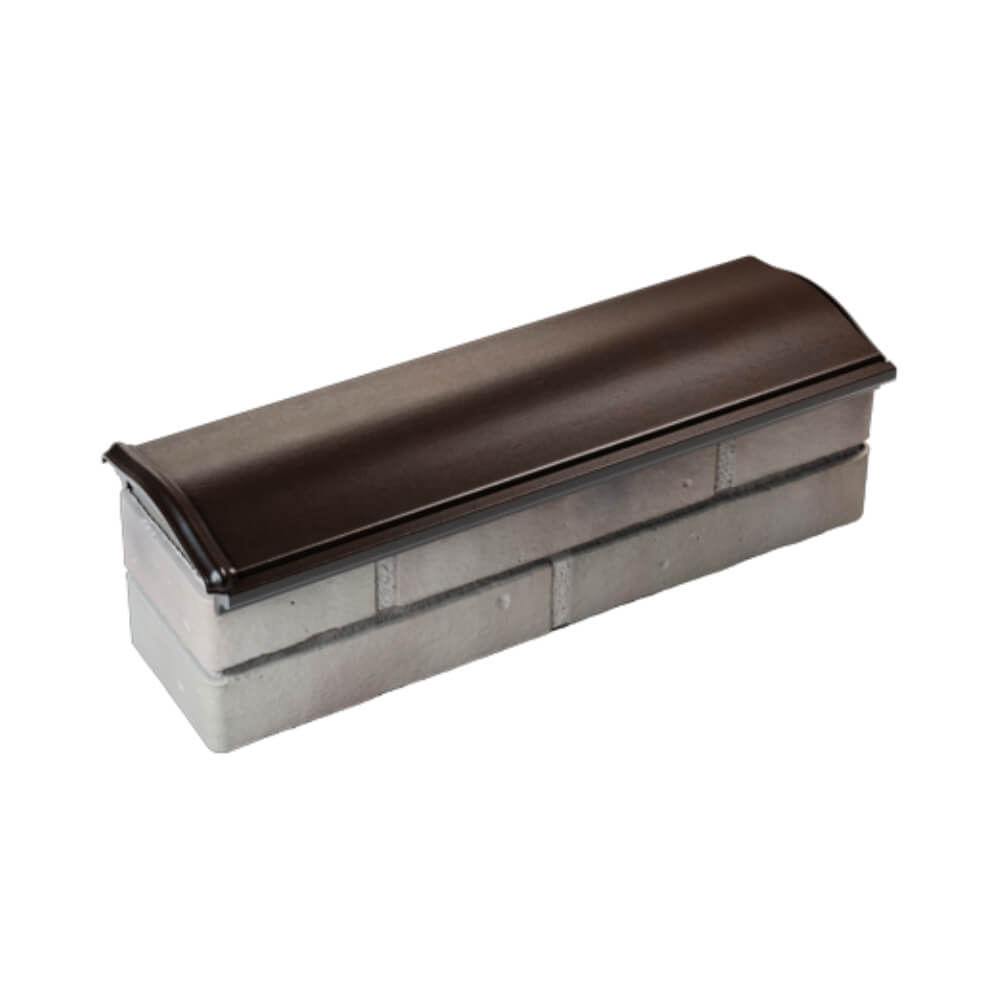 Парапет Zking Монблан Коричневый посадка на 0.5 кирпича (130мм) в Липецке фото