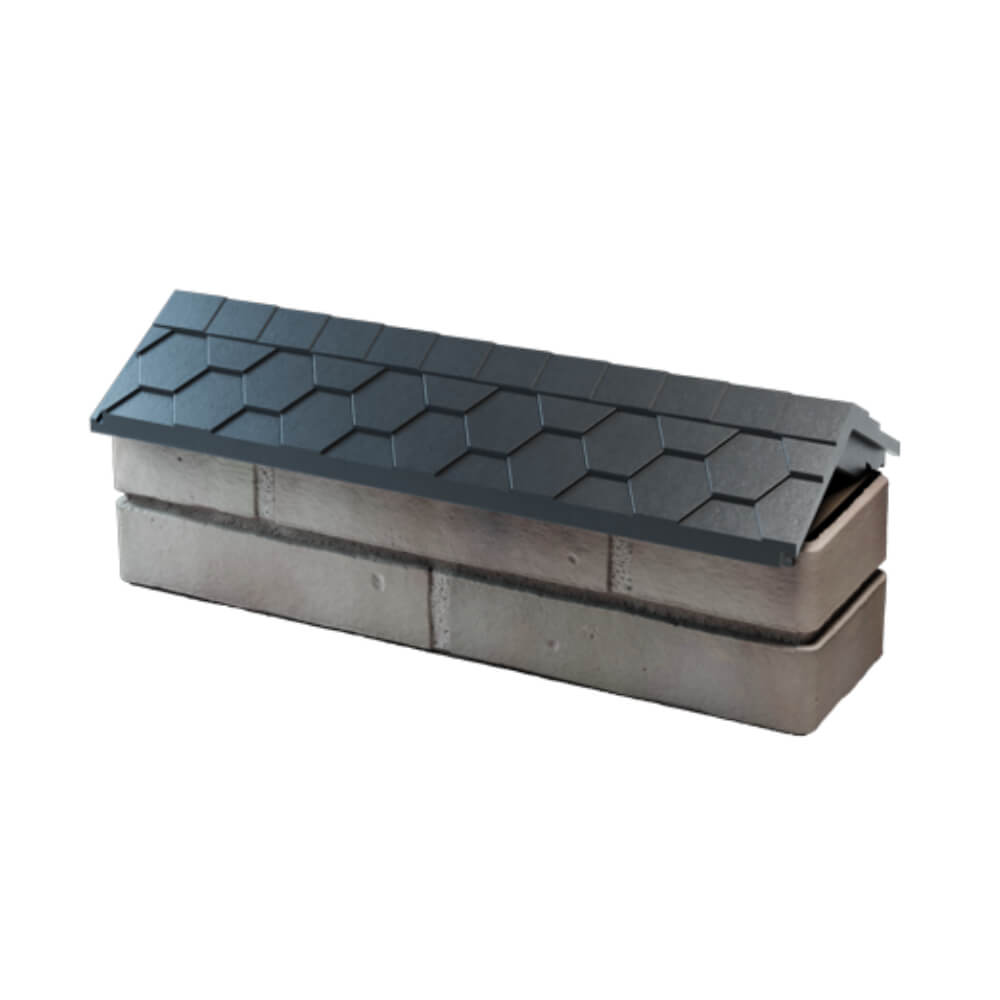 Парапет Zking Эверест Серый с посадкой на 0.5 кирпича (130мм) в Липецке фото