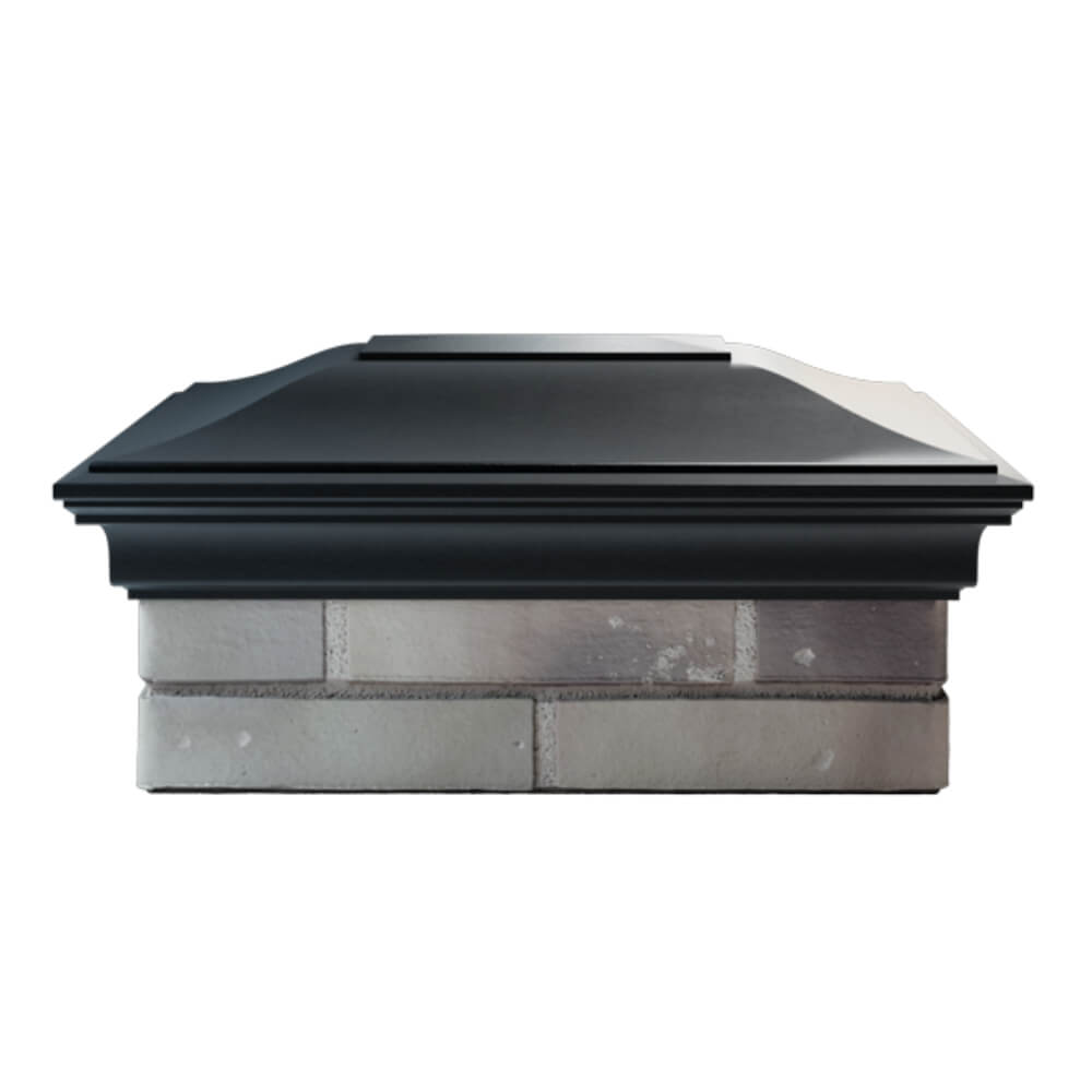 Колпак Zking Монблан Черный на столб 2х1.5 кирпича (515х385мм) в Липецке фото