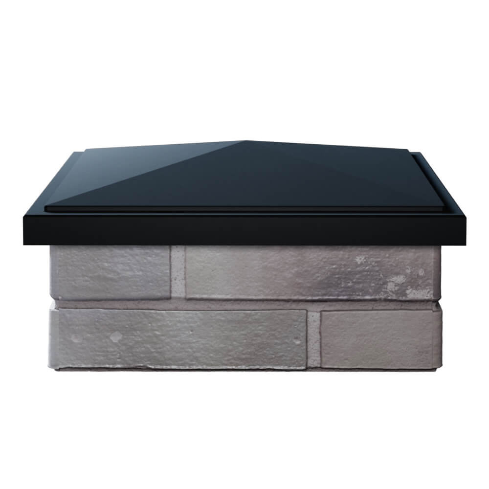 Колпак Zking БонаМоно Черный на столб 1.5х1.5 кирпича (385х385, 400х400мм) Липецк фото