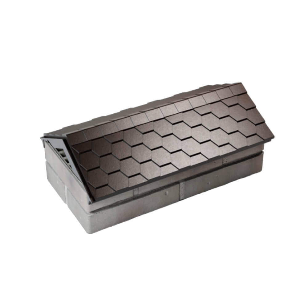 Парапет Zking Эверест Коричневый с посадкой на 1 кирпич (200/225/255мм) в Липецке фото