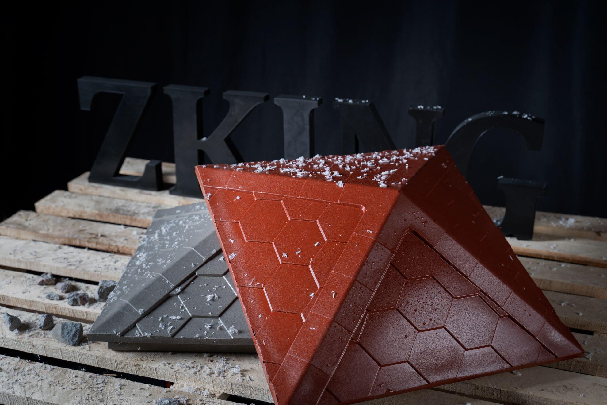 Колпак Zking Эверест Красный на столб 1.5х1.5 кирпича (390х390мм) в Липецке фото