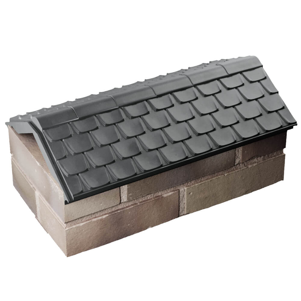 Парапет Zking Эльбрус Серый с посадкой на 1 кирпич (255мм) в Липецке фото