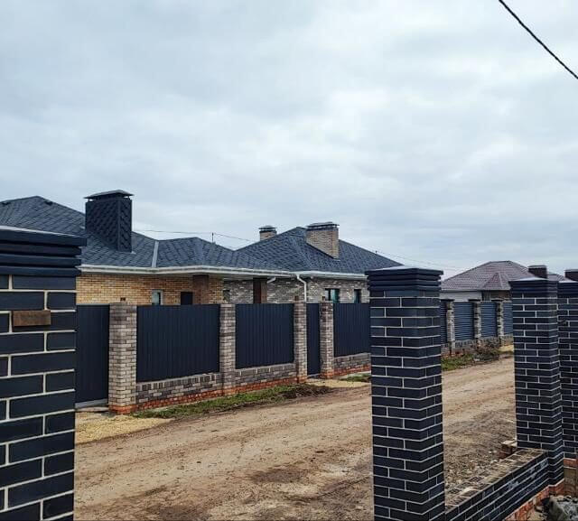 Колпак Zking Бона ХайТек Серый на столб 1.5х1.5 кирпича (385х385мм) в Липецке фото