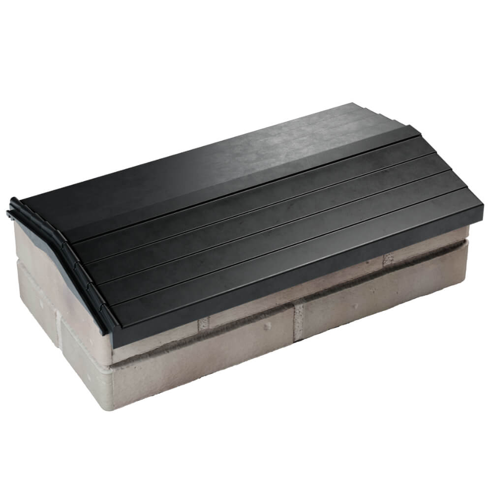 Парапет Zking Бона ХайТек Черный с посадкой на 1 кирпич (200/225/255мм) в Липецке фото