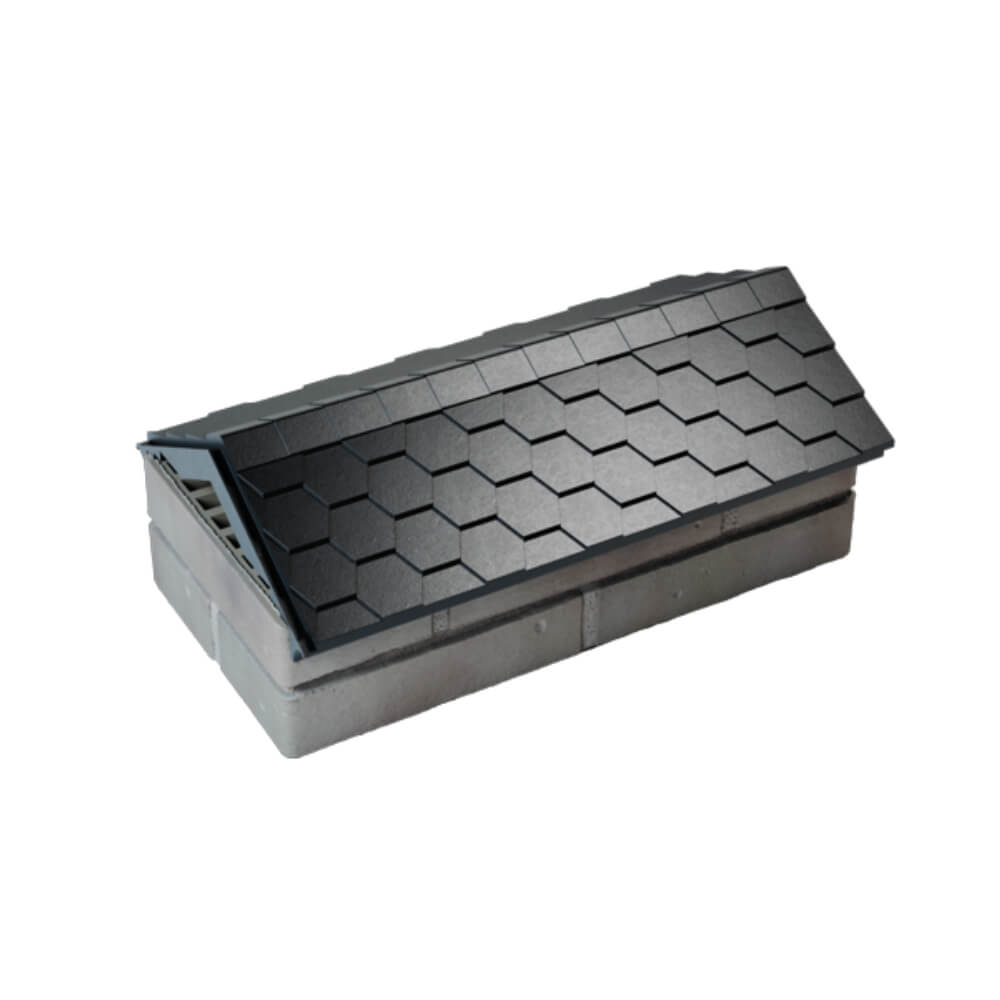 Парапет Zking Эверест Черный с посадкой на 1 кирпич (200/225/255мм) в Липецке фото