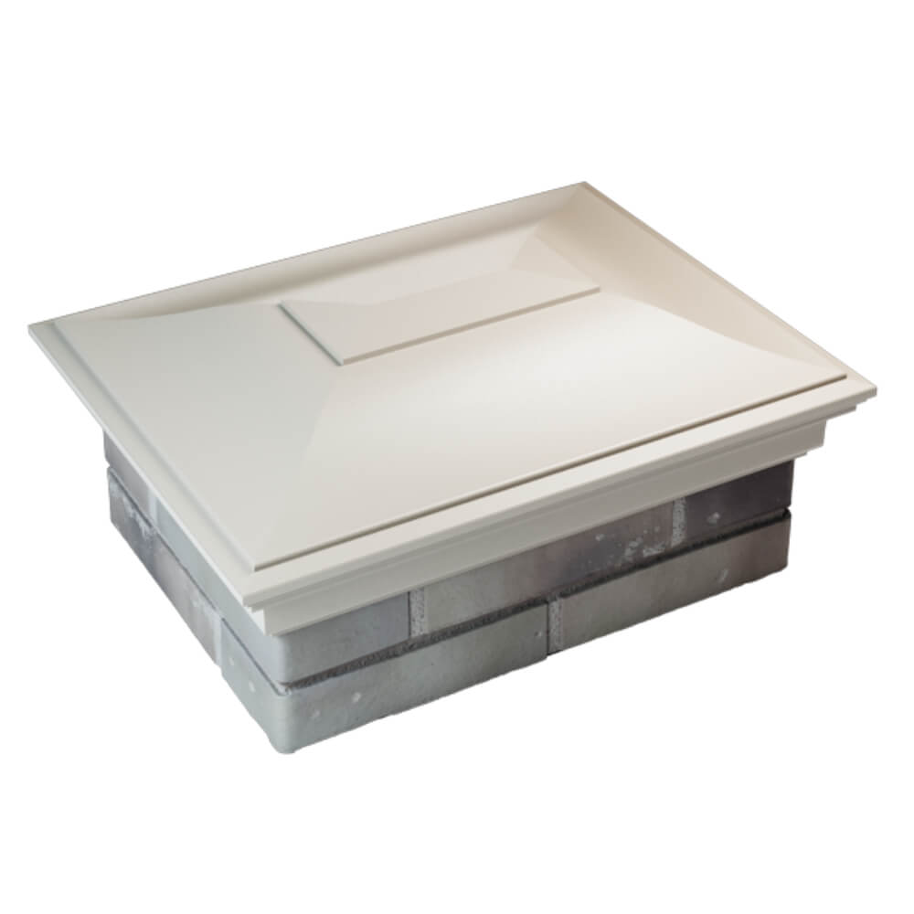 Колпак Zking Монблан Бежевый на столб 2х1.5 кирпича (515х385мм) Липецк фото