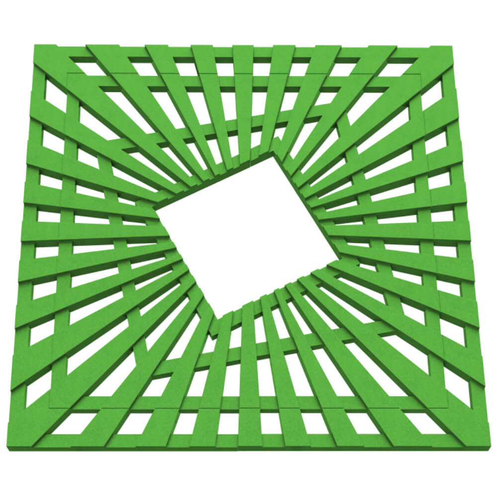 Приствольная решетка для дерева ZKING ATMOSPHERE 1.2х1.2м Зеленая в Липецке фото