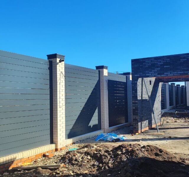 Колпак Zking Бона ХайТек Серый на столб 1.5х1.5 кирпича (385х385мм) в Липецке фото