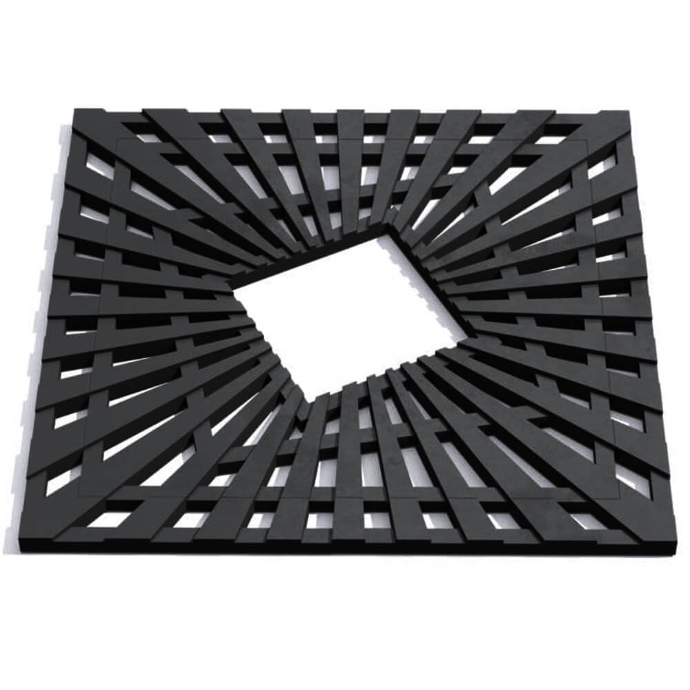 Приствольная решетка для дерева ZKING ATMOSPHERE 1.2х1.2м Черная Липецк фото