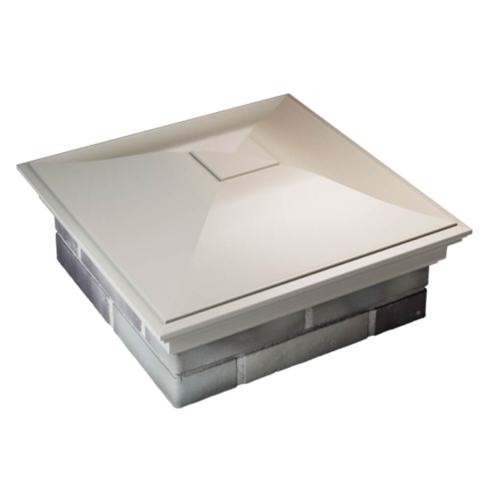 Колпак Zking Монблан Бежевый на столб 2х2 кирпича (515х515мм) Липецк фото