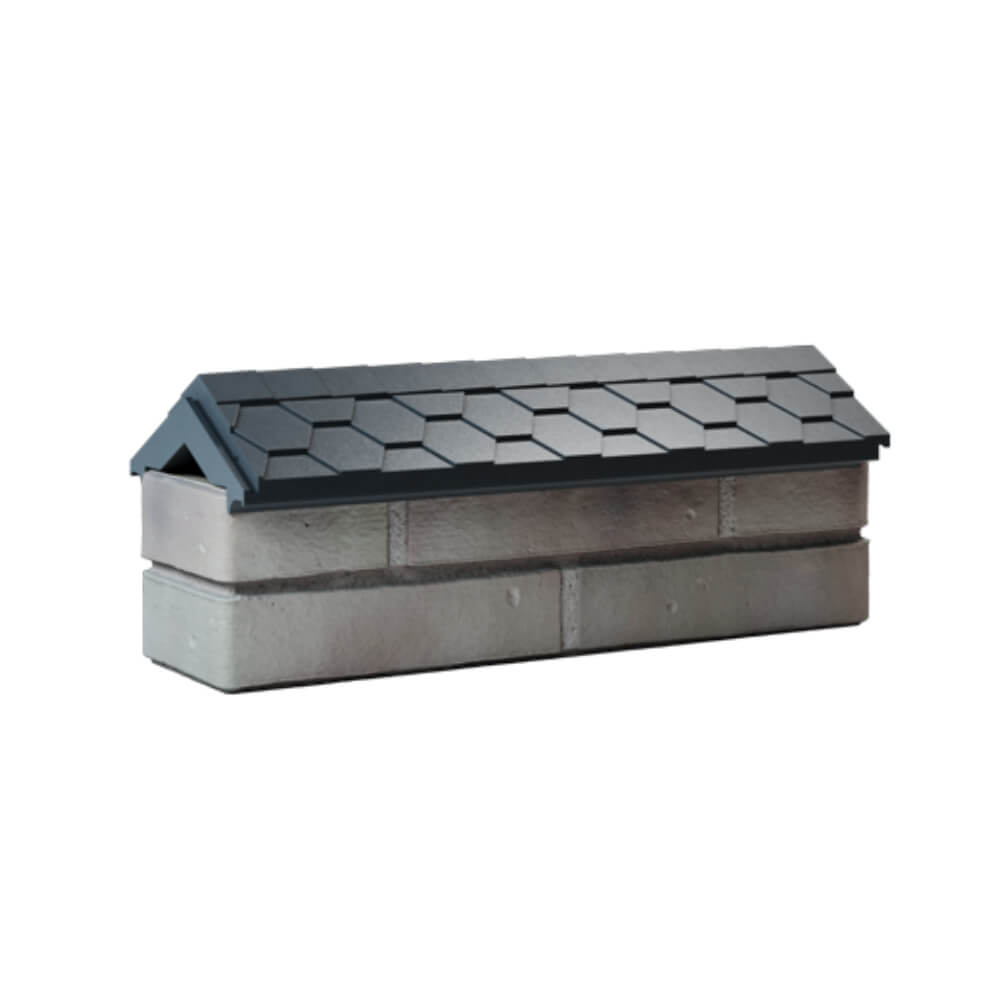 Парапет Zking Эверест Серый с посадкой на 0.5 кирпича (130мм) Липецк фото