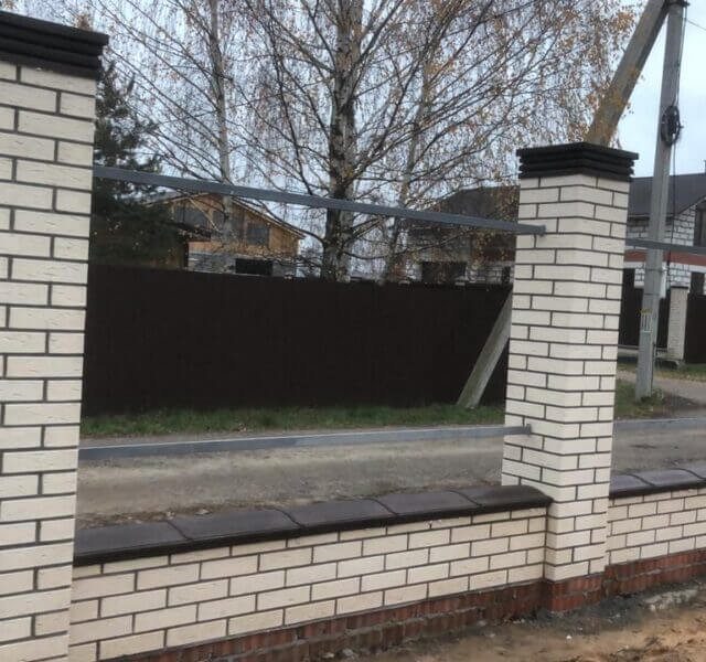 Колпак Zking Бона ХайТек Коричневый на столб 1.5х1.5 кирпича (385х385мм) в Липецке фото