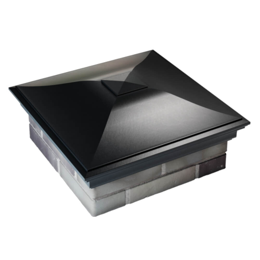 Колпак Zking Монблан Черный на столб 2х2 кирпича (515х515мм) Липецк фото