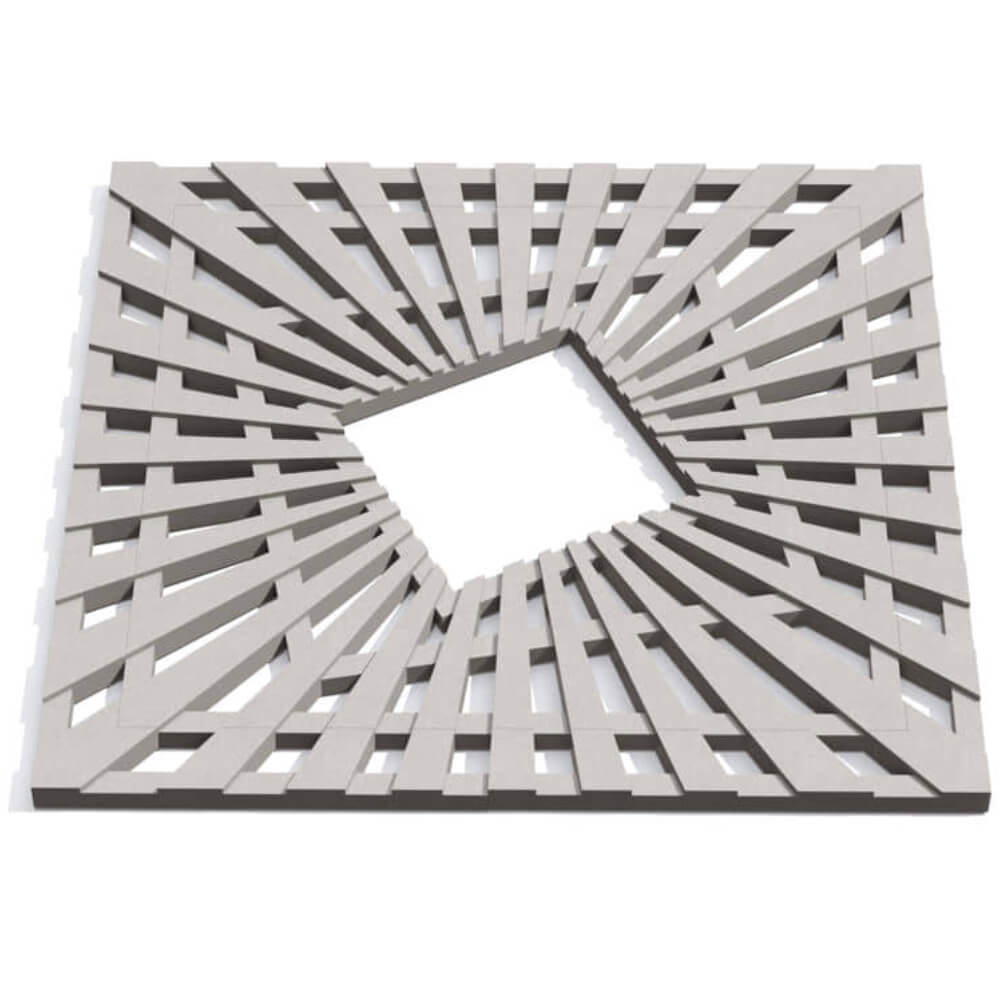 Приствольная решетка для дерева ZKING ATMOSPHERE 1.2х1.2м Бежевая Липецк фото