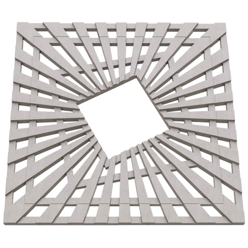 Приствольная решетка для дерева ZKING ATMOSPHERE 1.2х1.2м Бежевая в Липецке фото