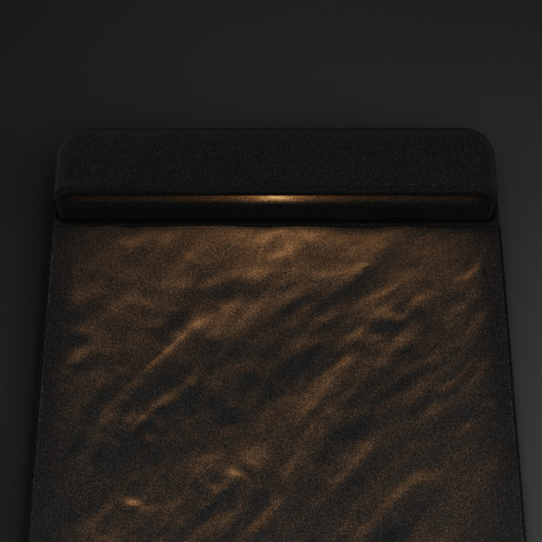 LED Светильник для шаговой плиты STONE Черный Сланец 330х75х98мм в Липецке фото