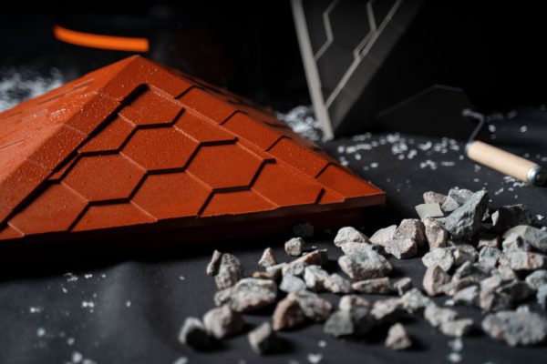 Колпак Zking Эверест Красный на столб 1.5х1.5 кирпича (390х390мм) в Липецке фото