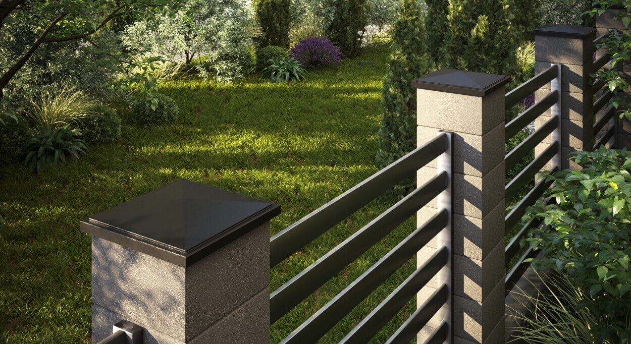 Колпак Zking БонаМоно Коричневый на столб 1.5х1.5 кирпича (385х385, 400х400мм) в Липецке фото