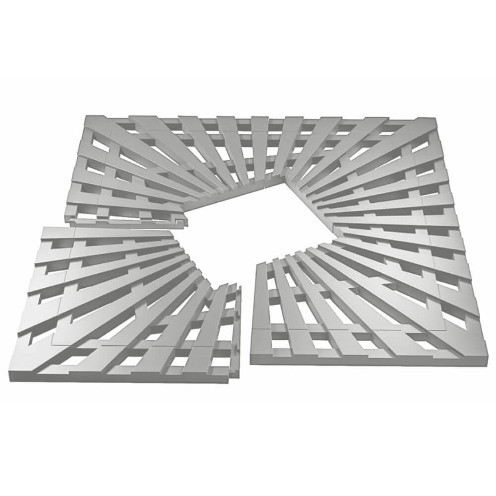 Приствольная решетка для дерева ZKING ATMOSPHERE 1.2х1.2м Бежевая в Липецке фото