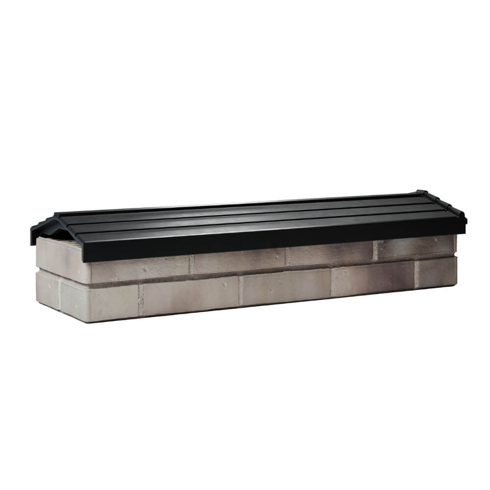 Парапет Zking Бона ХайТек Черный посадка на 0.5 кирпича (130мм) Липецк фото