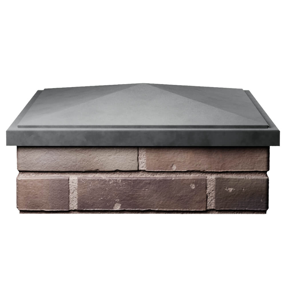 Колпак Zking БонаМоно Серый на столб 2х2 кирпича (515х515, 530х530мм) Липецк фото