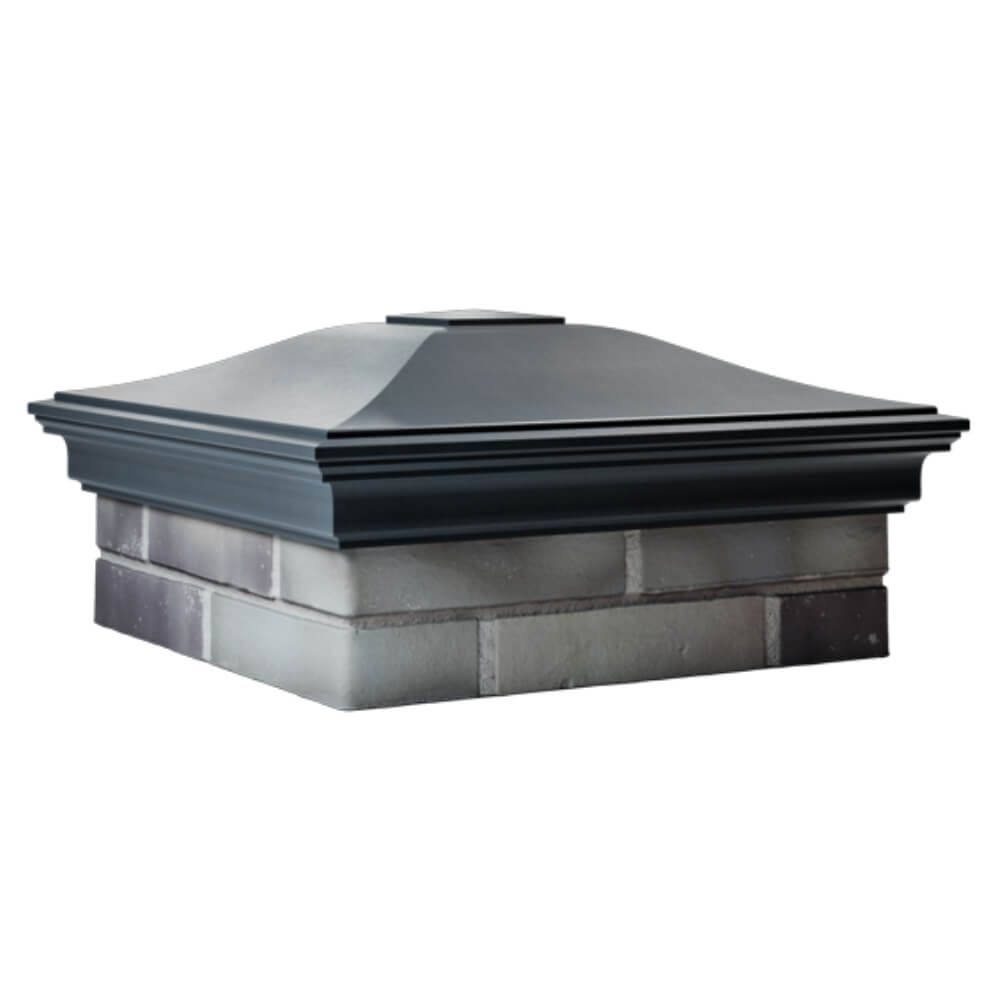 Колпак Zking Монблан Серый на столб 2х2 кирпича (515х515мм) в Липецке фото