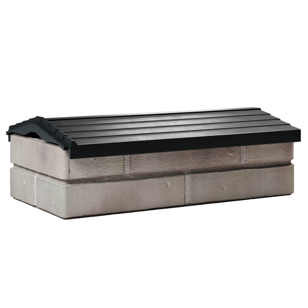 Парапет Zking Бона ХайТек Черный с посадкой на 1 кирпич (200/225/255мм) Липецк фото