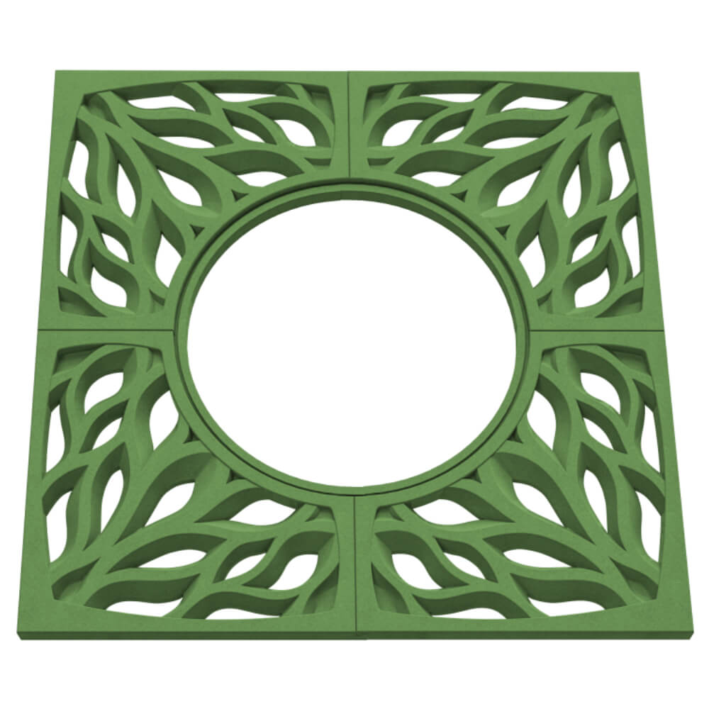 Приствольная решетка для дерева ZKING CRUST 1.2х1.2м Зеленая в Липецке фото