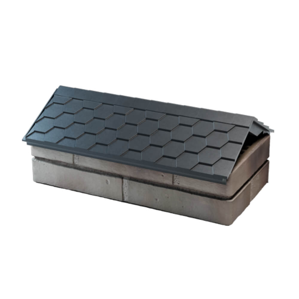 Парапет Zking Эверест Серый с посадкой на 1 кирпич (200/225/255мм) в Липецке фото