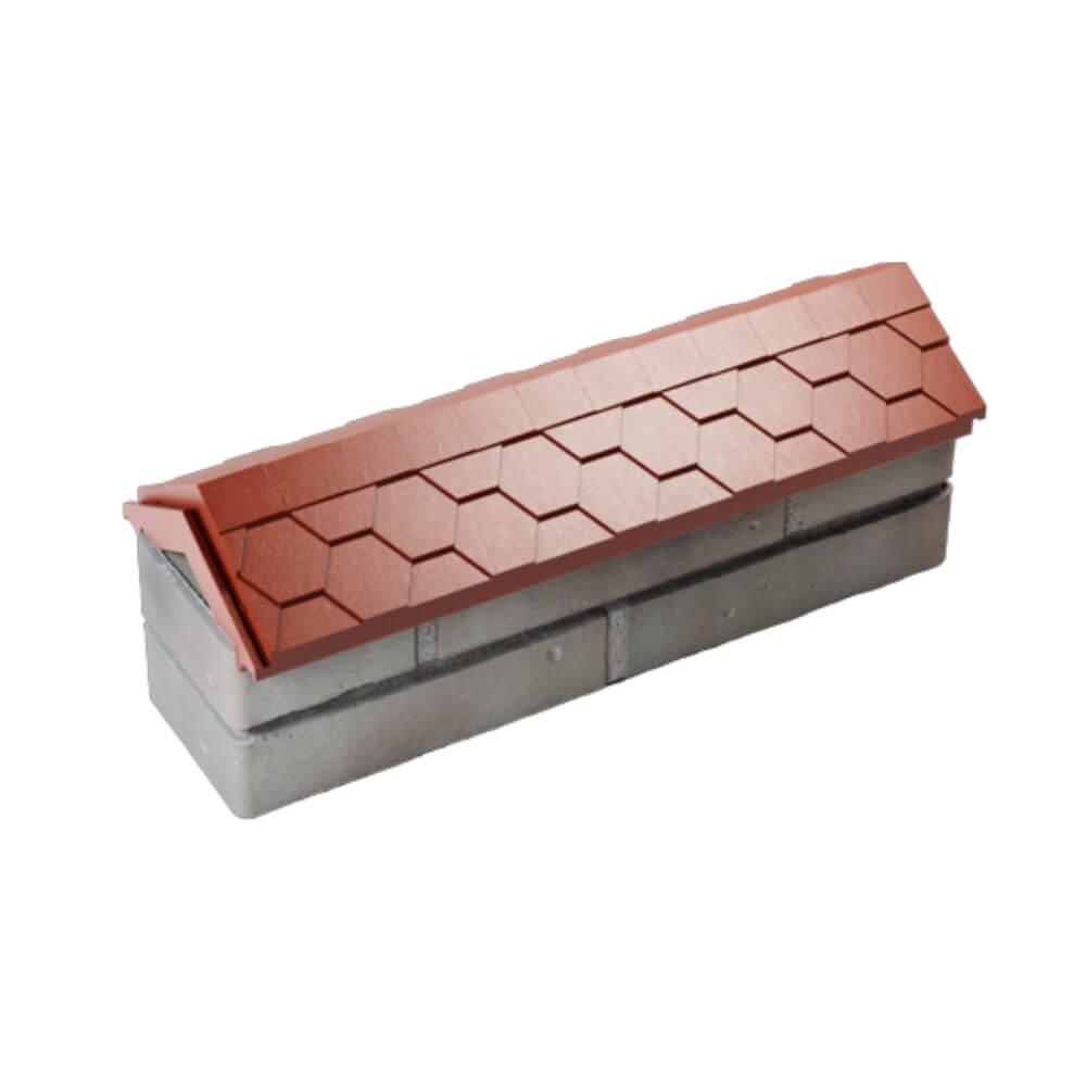 Парапет Zking Эверест Красный с посадкой на 0.5 кирпича (130мм) в Липецке фото