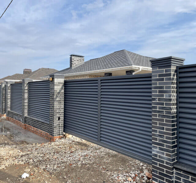 Колпак Zking Бона ХайТек Серый на столб 1.5х1.5 кирпича (385х385мм) в Липецке фото