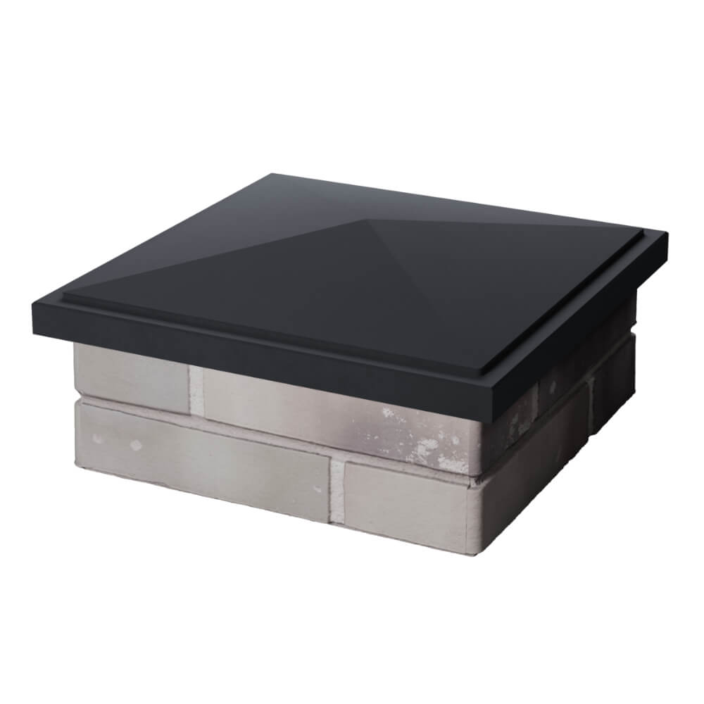 Колпак Zking БонаМоно Серый на столб 1.5х1.5 кирпича (385х385, 400х400мм) в Липецке фото