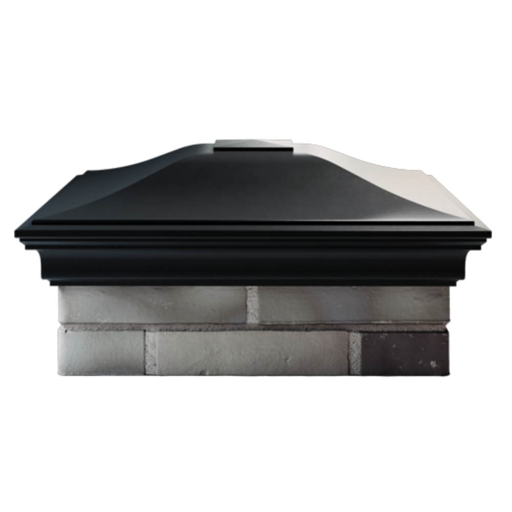 Колпак Zking Монблан Черный на столб 2х2 кирпича (515х515мм) в Липецке фото
