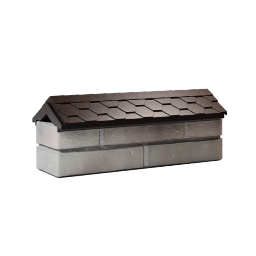 Парапет Zking Эверест Коричневый с посадкой на 0.5 кирпича (130мм) Липецк фото