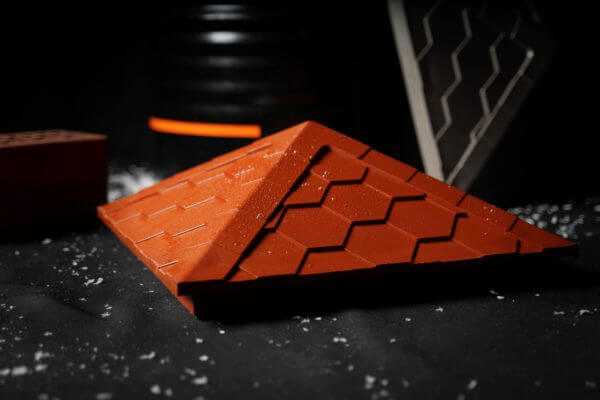 Колпак Zking Эверест Красный на столб 1.5х1.5 кирпича (390х390мм) в Липецке фото