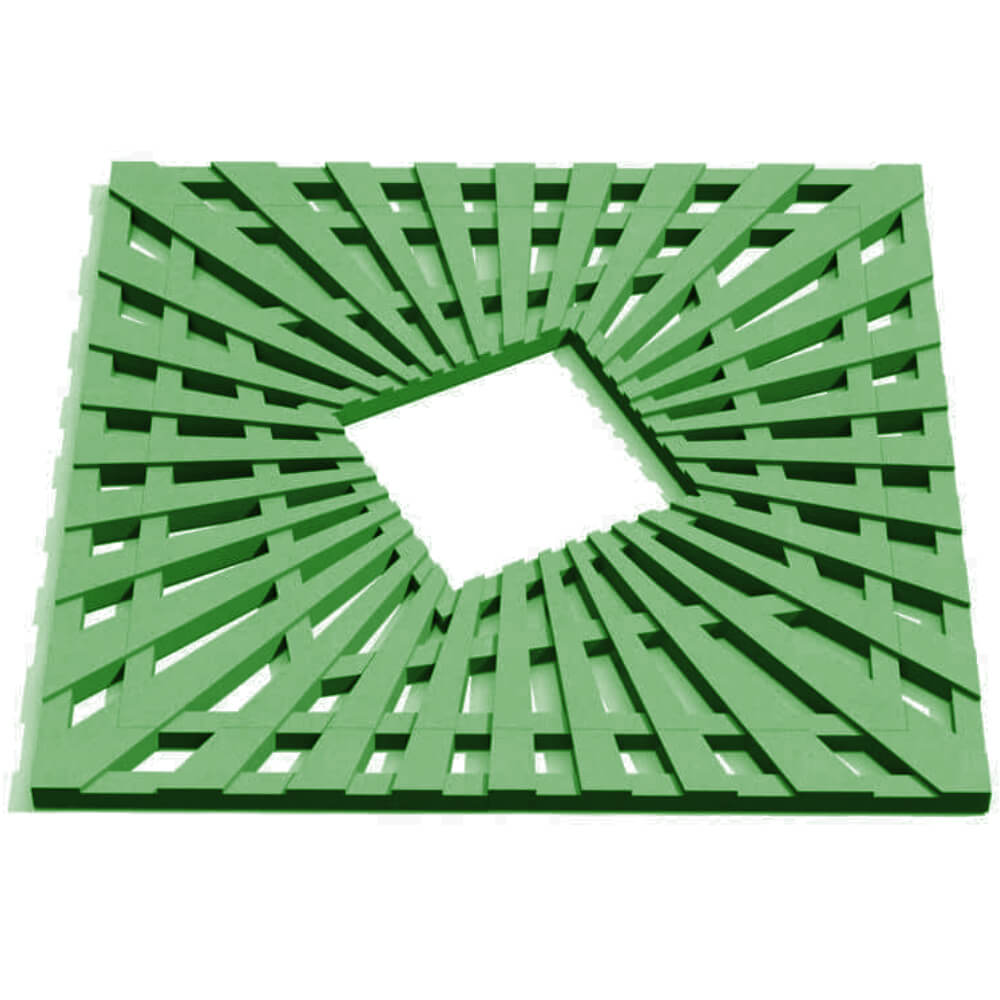 Приствольная решетка для дерева ZKING ATMOSPHERE 1.2х1.2м Зеленая Липецк фото