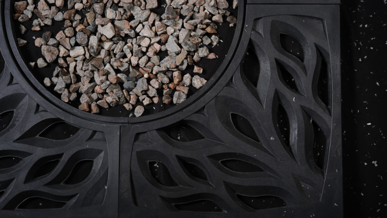 Приствольная решетка для дерева ZKING CRUST 1.2х1.2м Черная в Липецке фото